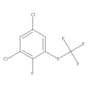 1,5-Dichloro-2-fluoro-3-(trifluoromethylthio)benzene Structure