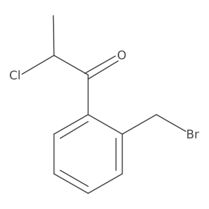 1-(2-(Bromomethyl)phenyl)-2-chloropropan-1-one结构式