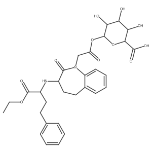 Benazepril Acyl-beta-D-glucuronide (>85%)结构式