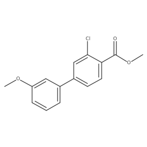 Methyl 2-chloro-4-(3-methoxyphenyl)benzoate结构式