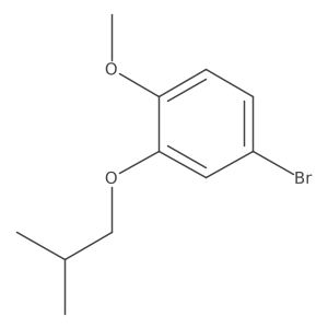 1-Bromo-3-iso-butyloxy-4-methoxybenzene结构式