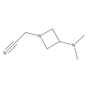 2-(3-(Dimethylamino)azetidin-1-yl)acetonitrile Structure