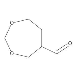 (-)-1,3-Dioxepane-5-carboxaldehyde Structure