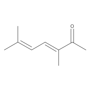 (3E)-3,6-dimethylhepta-3,5-dien-2-one结构式