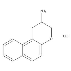 1H,2H,3H-naphtho[2,1-b]pyran-2-amine hydrochloride Structure