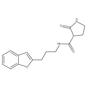 N-(3-(benzofuran-2-yl)propyl)-2-oxoimidazolidine-1-carboxamide Structure