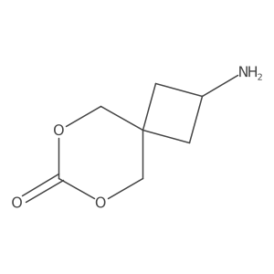 2-Amino-6,8-dioxaspiro[3.5]nonan-7-one Structure