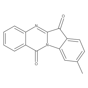 9-Methylindolo[2,1-b]quinazoline-6,12-dione结构式