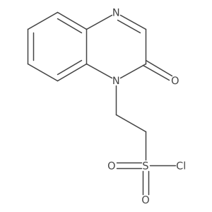 2-(2-Oxo-1,2-dihydroquinoxalin-1-yl)ethane-1-sulfonyl chloride结构式