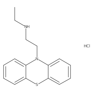ethyl[2-(10H-phenothiazin-10-yl)ethyl]amine hydrochloride结构式