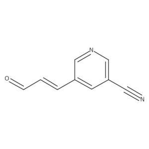 (E)-5-(3-Oxoprop-1-en-1-yl)nicotinonitrile Structure