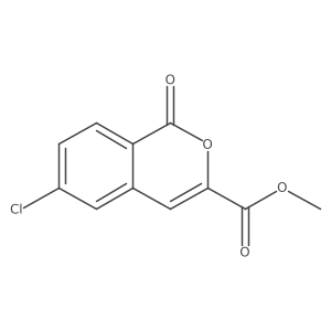 methyl 6-chloro-1-oxo-1H-isochromene-3-carboxylate Structure