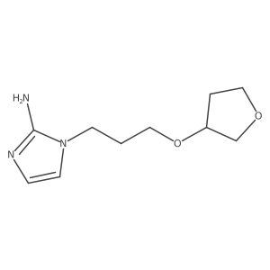 1-[3-(oxolan-3-yloxy)propyl]-1H-imidazol-2-amine结构式