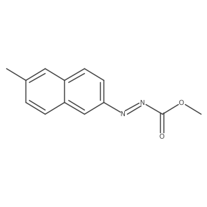 methyl (E)-2-(6-methylnaphthalen-2-yl)diazene-1-carboxylate结构式