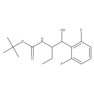 tert-butyl N-[1-(2,6-difluorophenyl)-1-hydroxybutan-2-yl]carbamate Structure