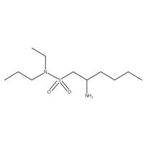 2-amino-N-ethyl-N-propylhexane-1-sulfonamide Structure