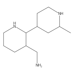 [2-(2-Methylpiperidin-4-yl)piperidin-3-yl]methanamine Structure