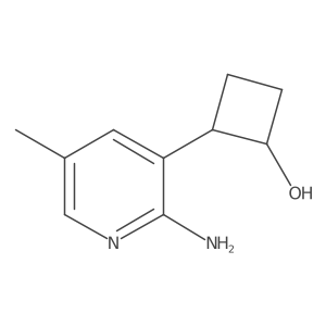 2-(2-Amino-5-methylpyridin-3-yl)cyclobutan-1-ol Structure