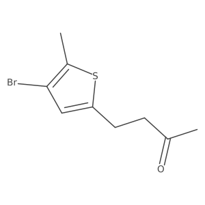 4-(4-Bromo-5-methylthiophen-2-yl)butan-2-one Structure