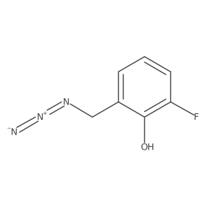2-(Azidomethyl)-6-fluorophenol结构式