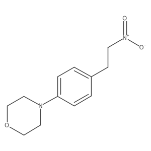 4-[4-(2-Nitroethyl)phenyl]morpholine结构式