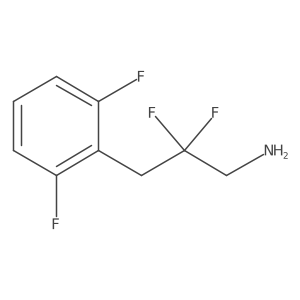 3-(2,6-Difluorophenyl)-2,2-difluoropropan-1-amine Structure