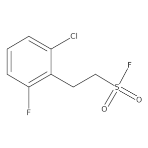 2-(2-Chloro-6-fluorophenyl)ethane-1-sulfonyl fluoride结构式