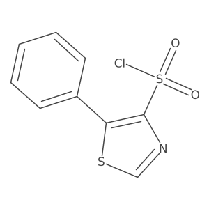5-Phenyl-1,3-thiazole-4-sulfonyl chloride结构式
