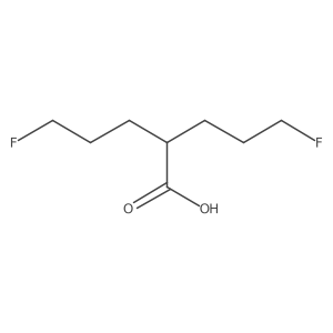 5-Fluoro-2-(3-fluoropropyl)pentanoic acid结构式