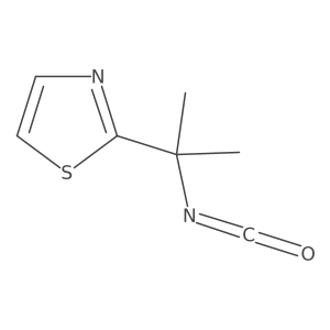 2-(2-Isocyanatopropan-2-yl)-1,3-thiazole Structure