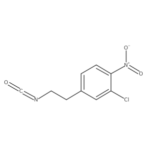 2-Chloro-4-(2-isocyanatoethyl)-1-nitrobenzene结构式