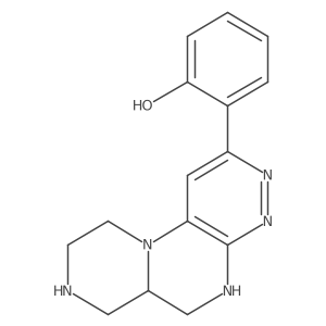 (R)-2-(6,6A,7,8,9,10-hexahydro-5H-pyrazino[1',2':4,5]pyrazino[2,3-c]pyridazin-2-yl)phenol结构式