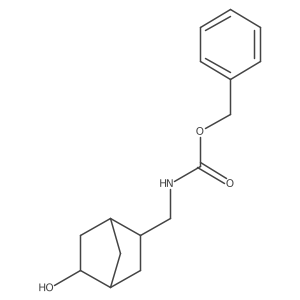 rac-benzyl N-{[(1R,2R,4R,5R)-5-hydroxybicyclo[2.2.1]heptan-2-yl]methyl}carbamate Structure