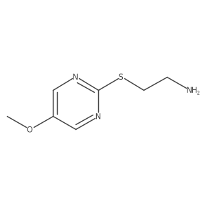 2-((5-Methoxypyrimidin-2-yl)thio)ethan-1-amine结构式