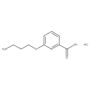 6-(3-Aminopropoxy)pyridine-2-carboxylicacidhydrochloride Structure