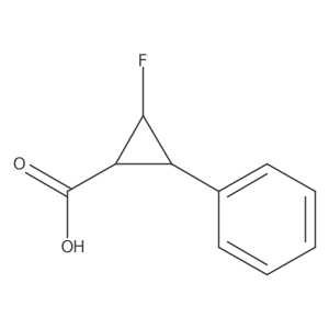2-Fluoro-3-phenylcyclopropane-1-carboxylic acid Structure