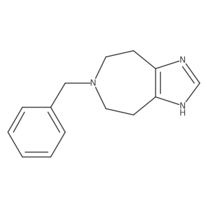6-Benzyl-1,4,5,6,7,8-hexahydroimidazo-[4,5-d]azepine结构式