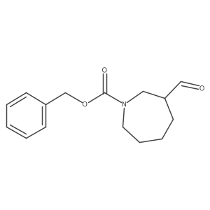 Benzyl 3-formylazepane-1-carboxylate结构式