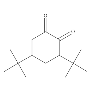 3,5-Di-tert-butylcyclohexane-1,2-dione Structure