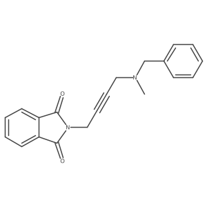 2-(4-(Benzyl(methyl)amino)but-2-yn-1-yl)isoindoline-1,3-dione Structure
