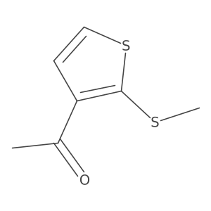 1-(2-(Methylthio)thiophen-3-yl)ethan-1-one结构式