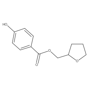 Tetrahydro-2-furanylmethyl 4-hydroxybenzoate结构式