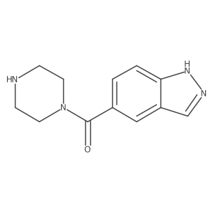 1H-Indazol-5-yl-1-piperazinylmethanone Structure