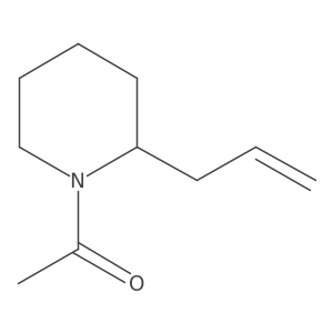 Piperidine, 1-acetyl-2-(2-propenyl)- Structure