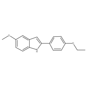 2-(4-Ethoxyphenyl)-5-methoxy-1h-indole Structure