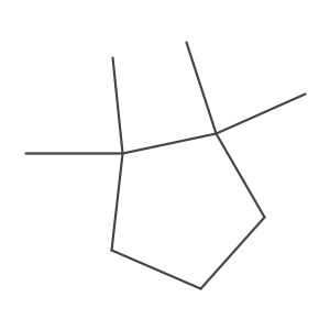 Cyclopentane, tetramethyl- Structure