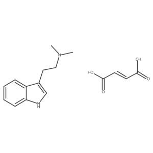 Dimethyltryptamine fumarate Structure