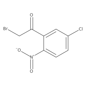 5-Chloro-2-nitrophenacyl bromide结构式