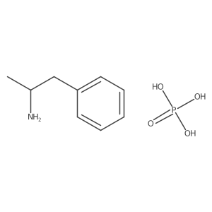 Dextroamphetamine phosphate结构式