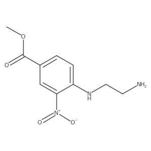 Methyl 4-[(2-aminoethyl)amino]-3-nitrobenzoate结构式